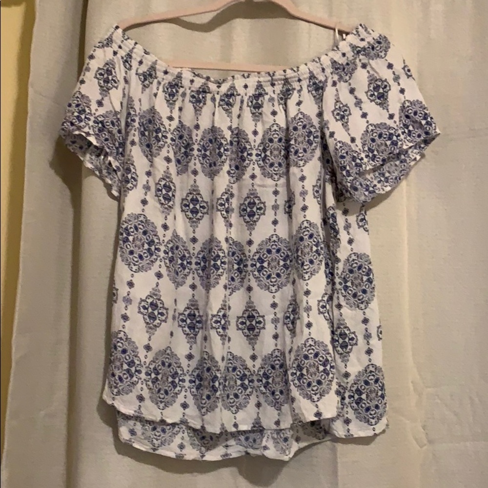 Off the shoulder blouse